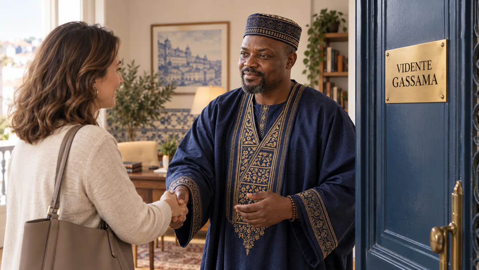 Vidente Gassama, médium africano e praticante espiritual em Portugal